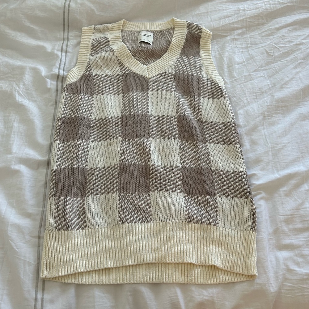 abercrombie sweater mini dress plaid